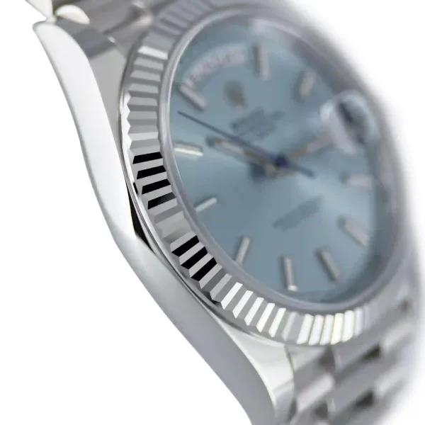 Day-Date 40MM Ice Blue Baguette Diamond Dial - Image 3