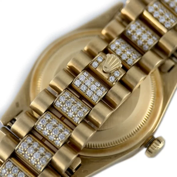 Rolex - 18388 - Pave Dial with Ruby & Diamonds