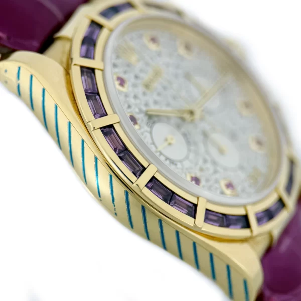 Rolex - 16588 SARO - White Full Pave Diamond & Ruby