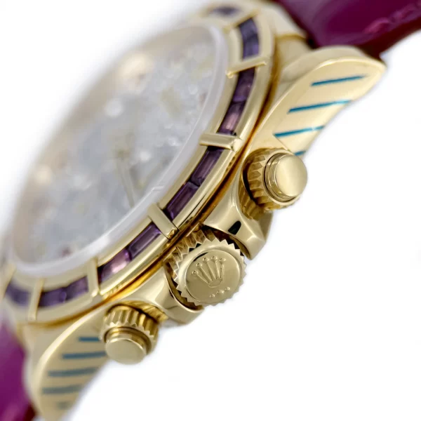Rolex - 16588 SARO - White Full Pave Diamond & Ruby