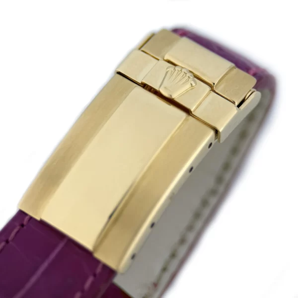 Rolex - 16588 SARO - White Full Pave Diamond & Ruby