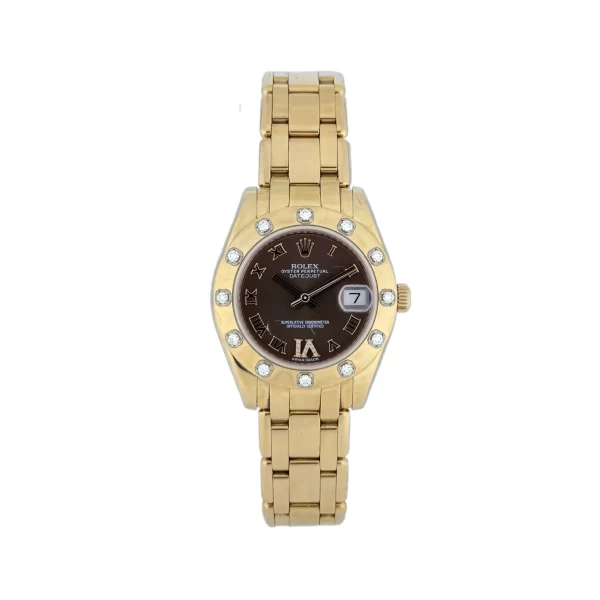 Rolex - 81315 - chocolate VI Diamonds