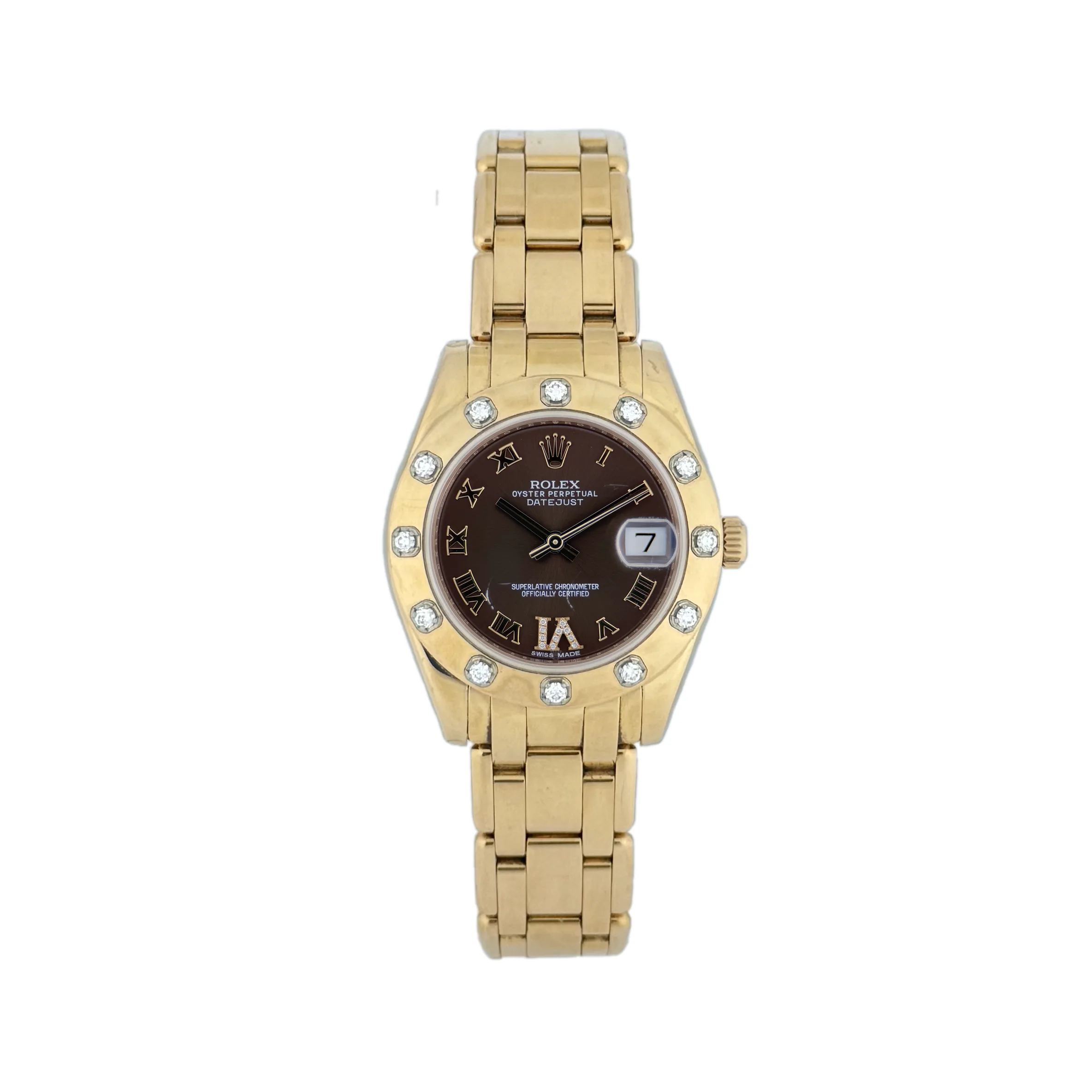 Rolex - 81315 - chocolate VI Diamonds
