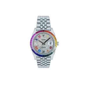 Rolex - 126300 - Rush Diamonds Rainbow