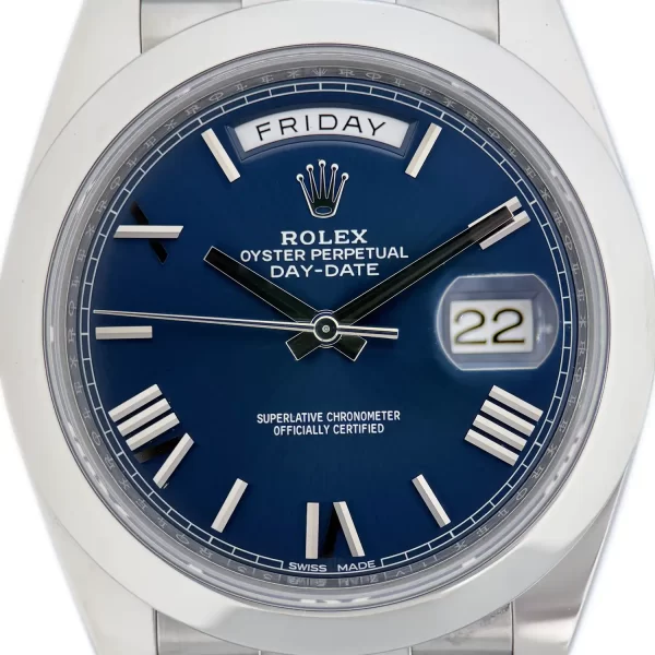 Rolex - 228206 - Blue Roman Dial