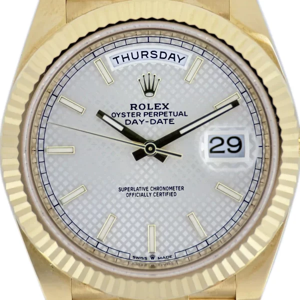 Rolex - 228238 - Silver Tennis Dial
