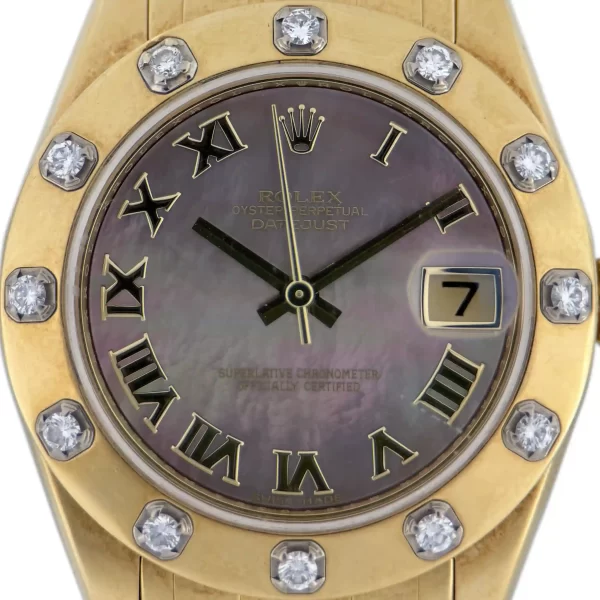 Rolex -81318 - Black Mother of Pearl