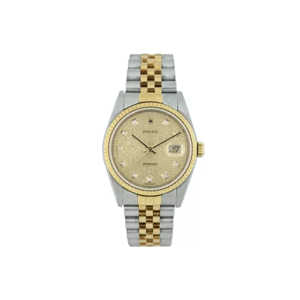 Rolex - 16233 - Champagne Computer Diamond Dial