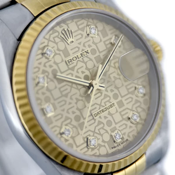 Rolex - 16233 - Champagne Computer Diamond Dial