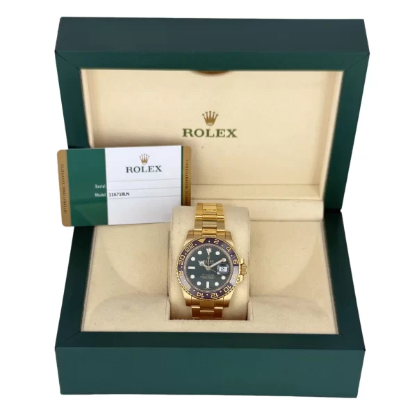 GMT-Master II 41MM Gold with Green Dial