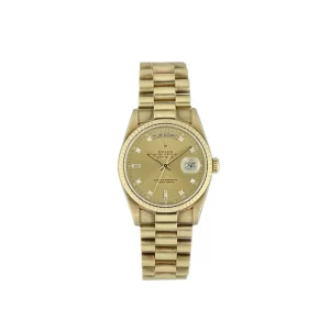 Rolex - 18238 - Champagne Diamond Dial