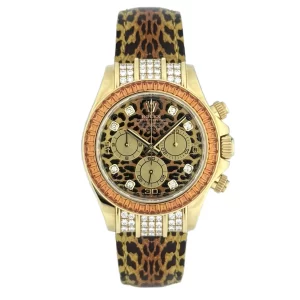 Rolex - 116598 SACO - Orange - Leopard Dial
