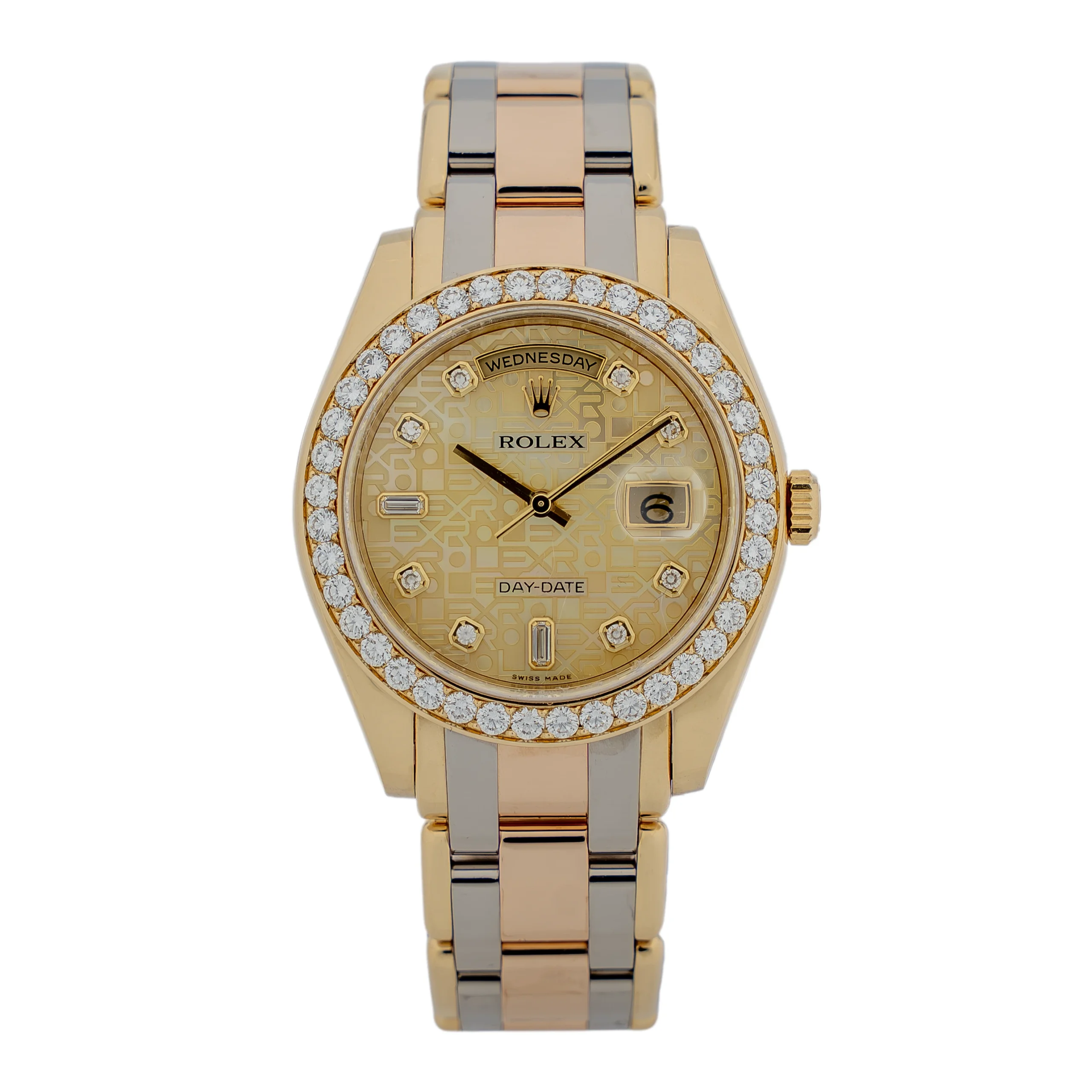 Rolex - 18948 - White Computer MOP Diamond Dial