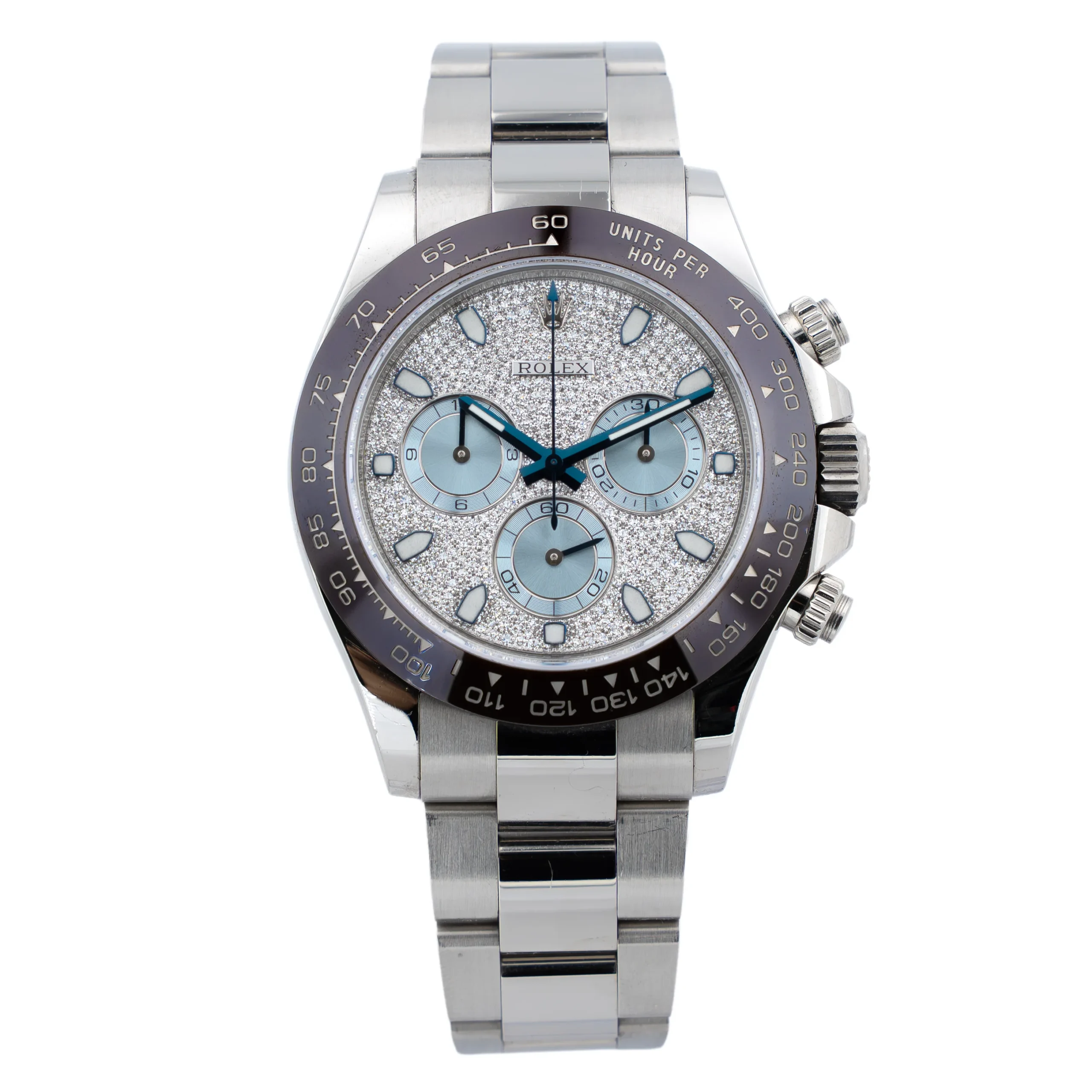 Rolex - 116506 - White Pave Diamonds