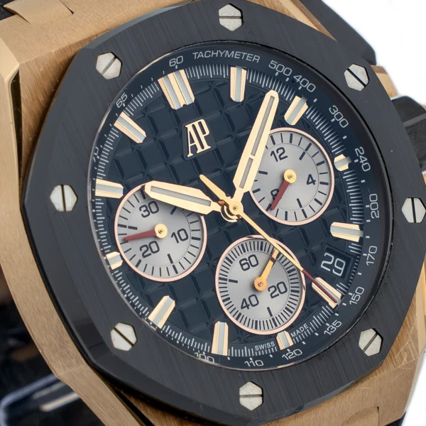 Audemars Piguet Royal Oak Offshore 43MM Black Dial 26420 OR | Afridi ...