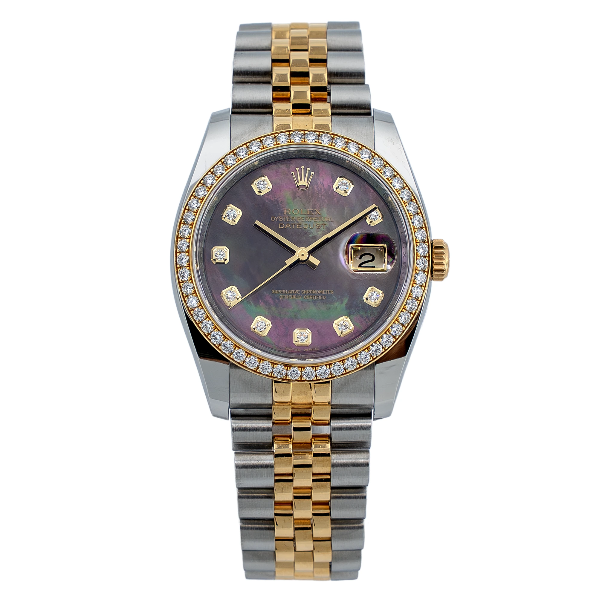 Rolex - 116243 - Black MOP Diamond Dial