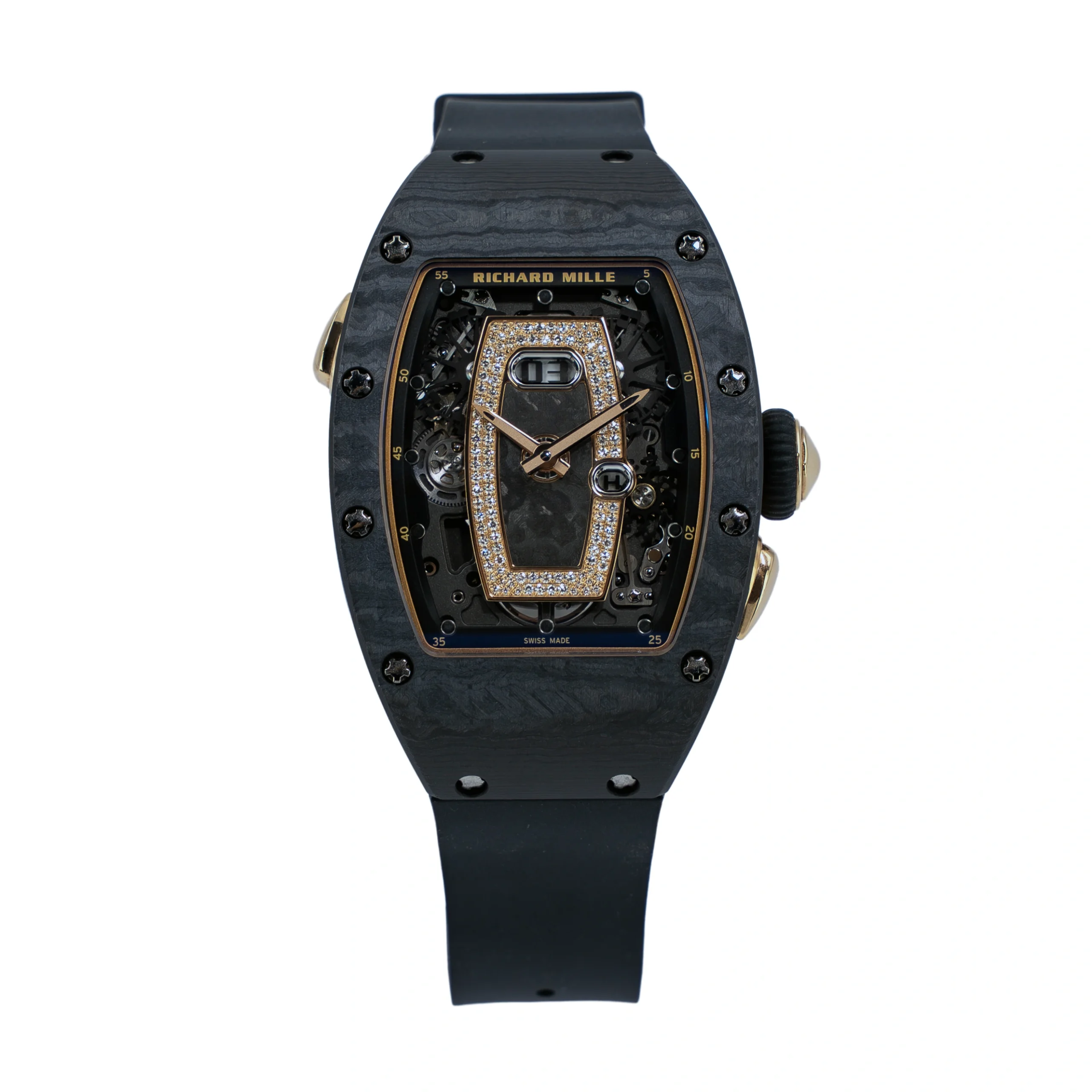 RM - RM037-RG-CA - Black Dial