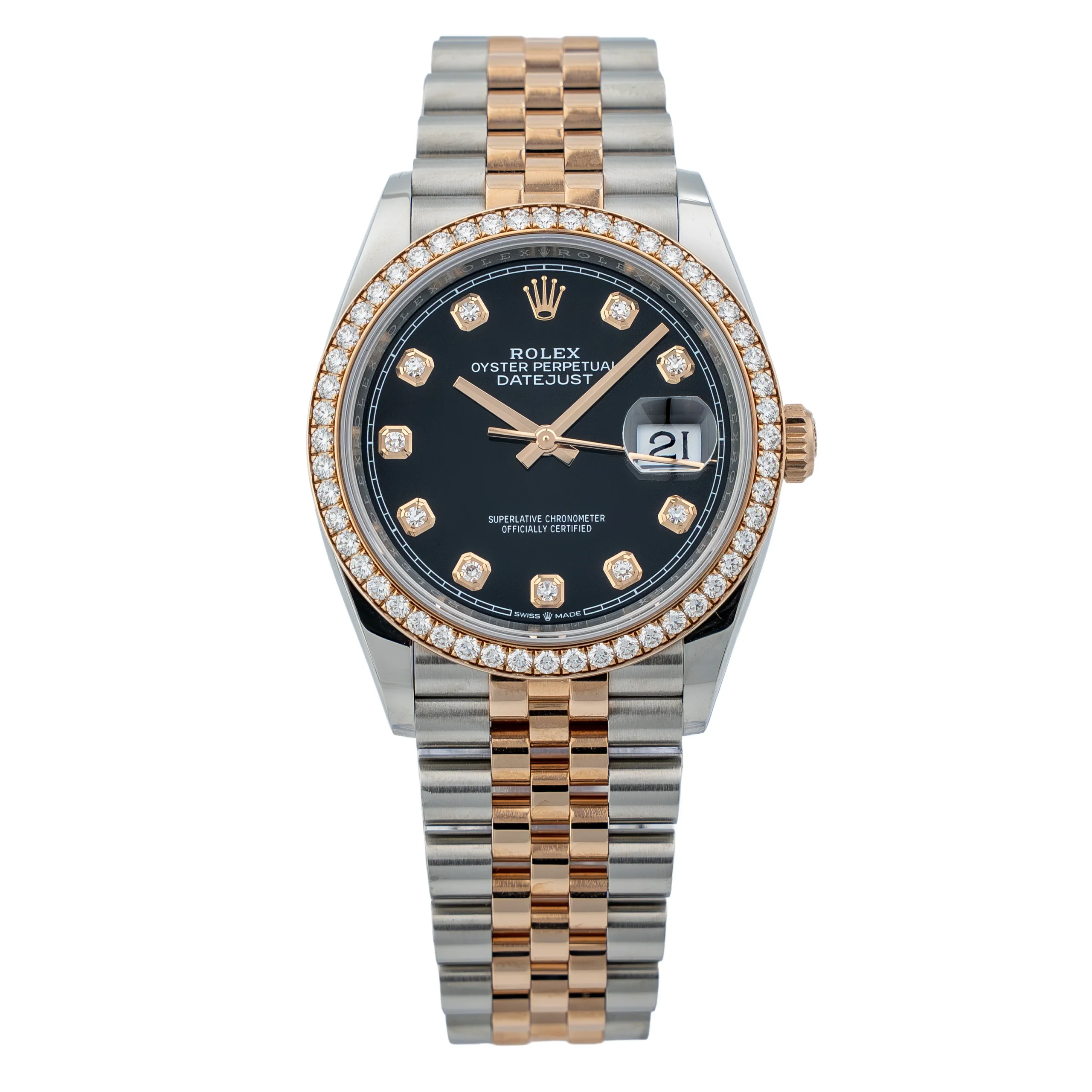 Rolex - 128281RBR - Black Dial