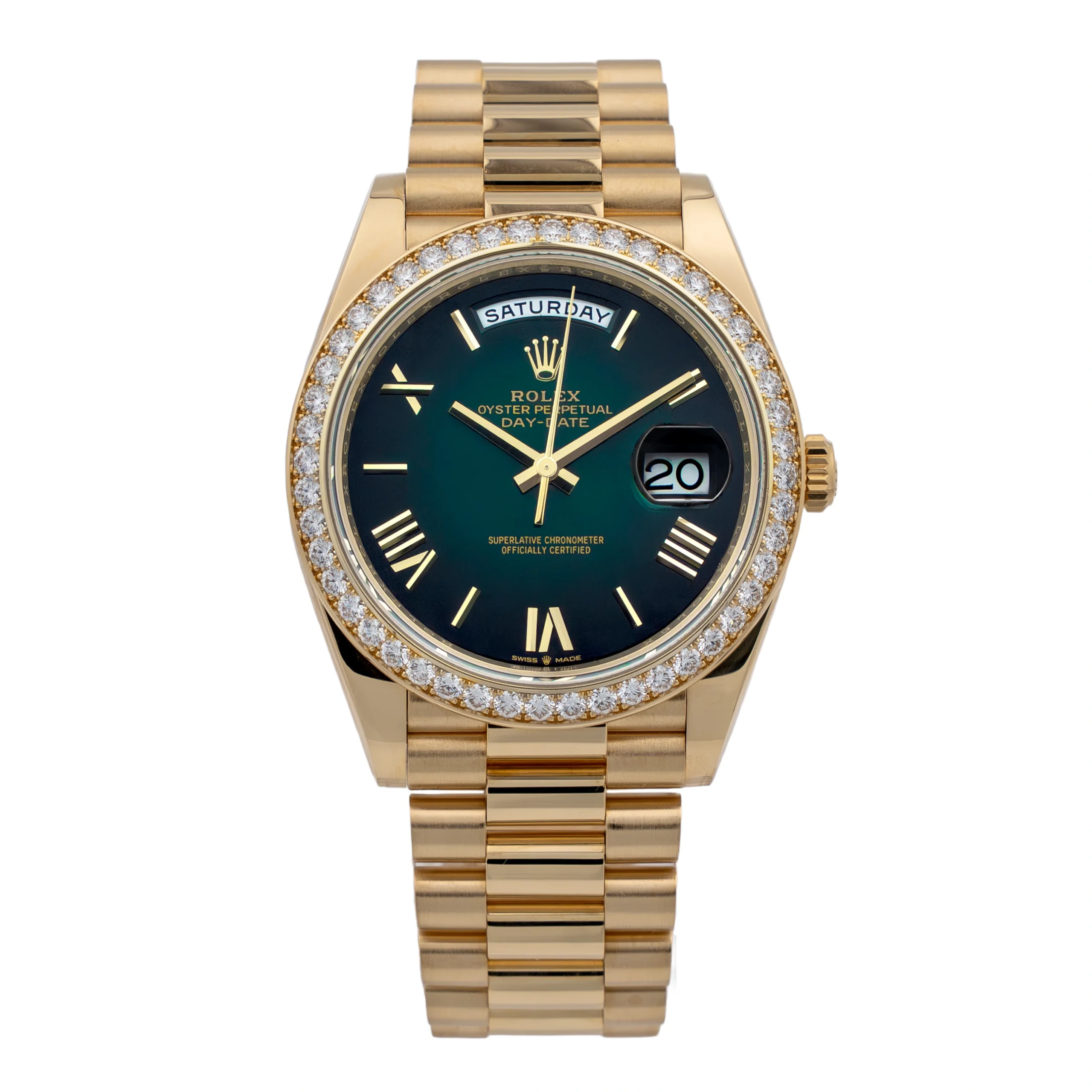 Rolex - 22834RBR - Green Dial