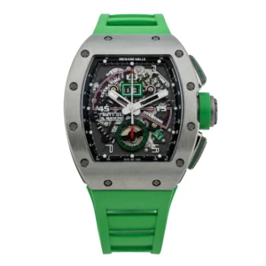 RM11-01 50×42.7 MM Black Skeletonized Dial