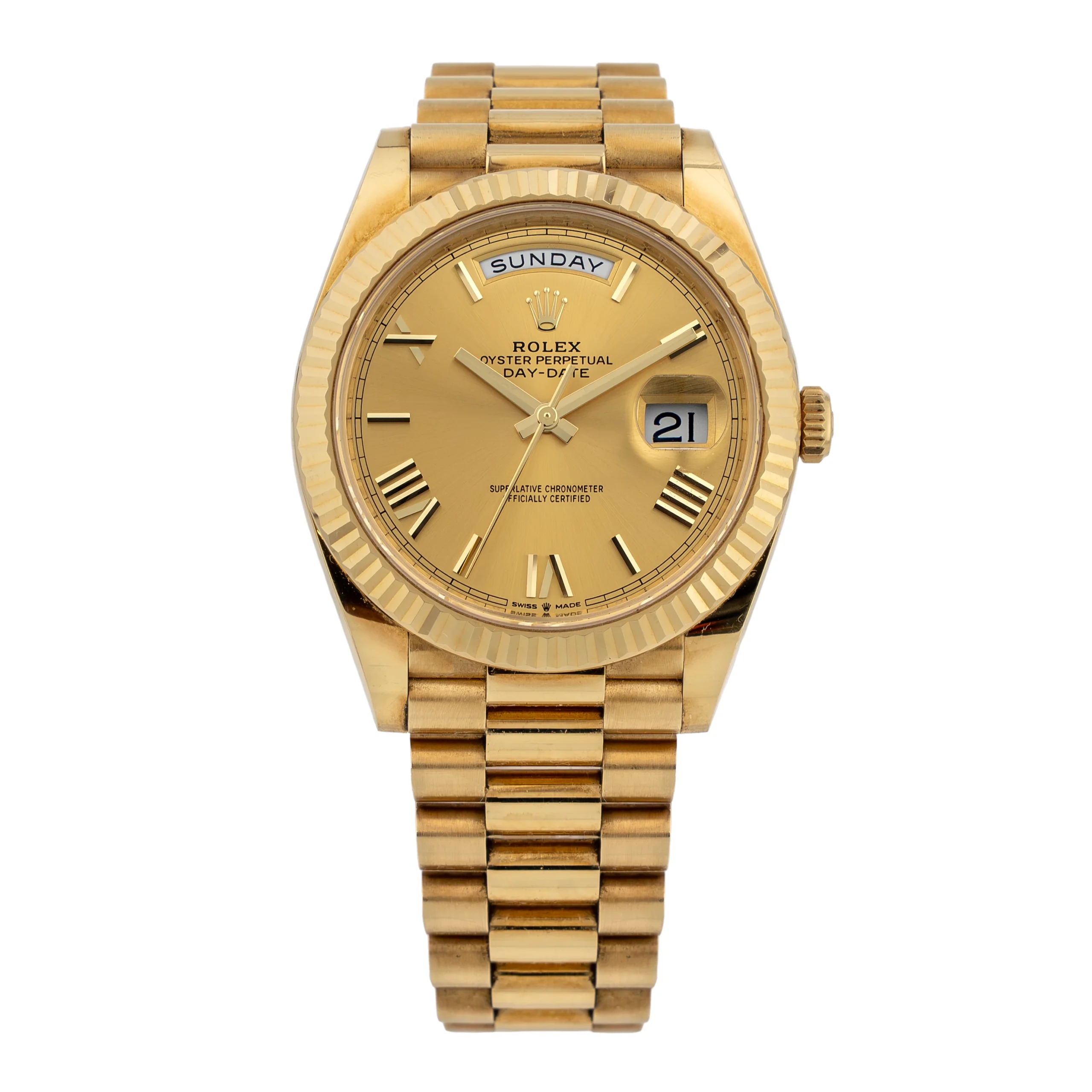 Rolex - 228238 - Champagne Dial