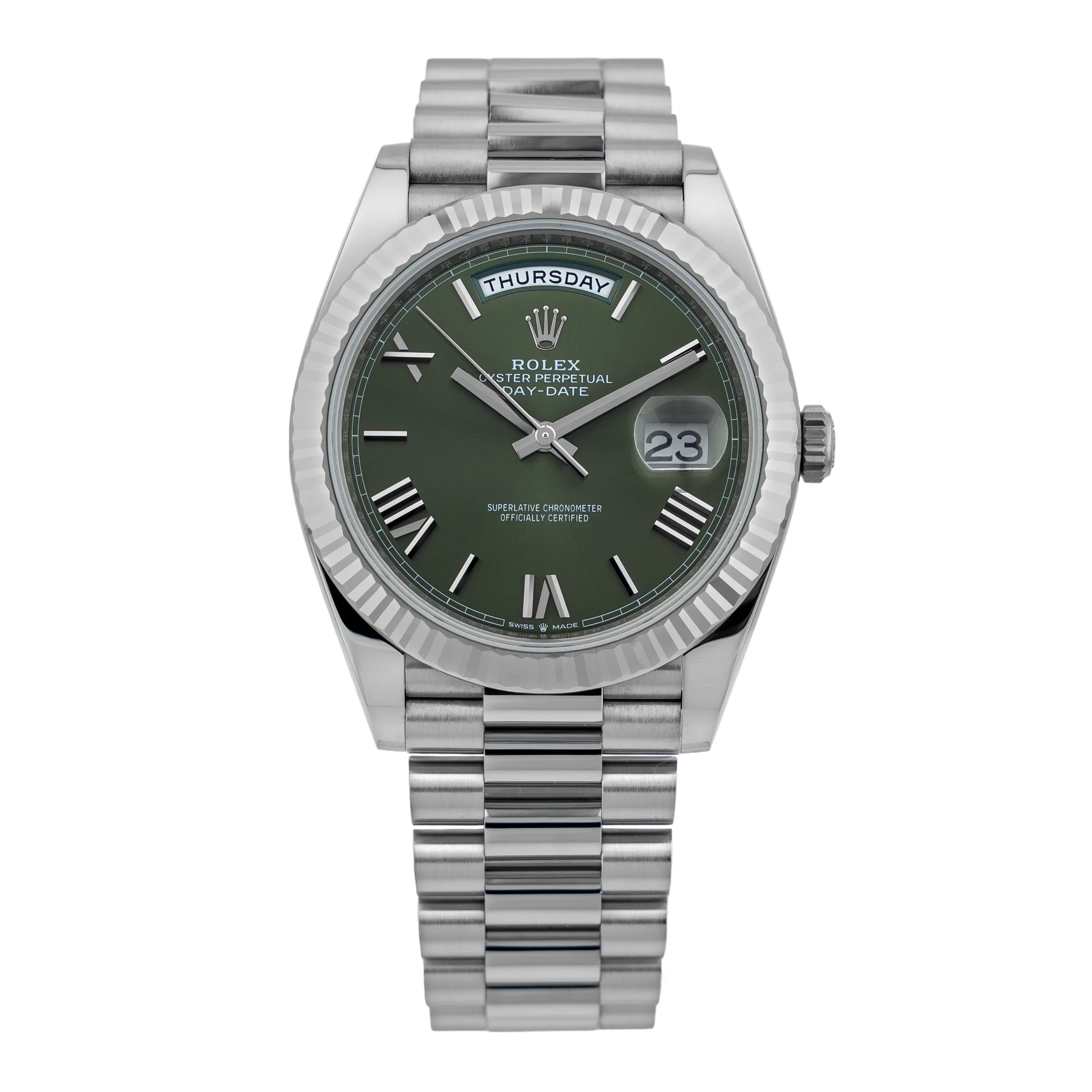 Rolex - 228239 - Olive Green Dial